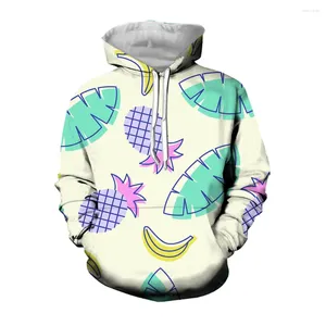 Herren Hoodies Jumeast 3D Graphic Men Hoodie mit Obstmuster Ästhetik übergroße Kleidung Streetwear für lose Kleidung Pullover