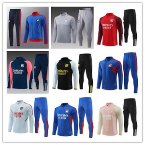 2023 24 LyonTracksuits jacket 22 23 Oly Lyonnais survetement jacket TOKO EKAMBI survetement BRUNO G KADEWERE DEMBELE AOUAR training suit