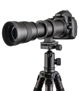 420800mm F8316 슈퍼 텔레포 렌즈 수동 줌 렌즈 캐논 용 Adaper Ring 5D6D60D Nikon Sony Pentax DSLR CAMERAS9050404