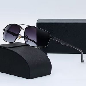 Classici occhiali da sole rotondi designer marchio Uv400 occhiali da sole in metallo in metallo maschi