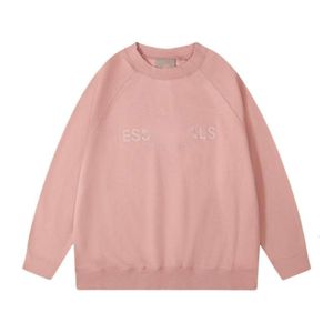 Essentialls Hoodie Designer Fashion Women's Sweatshirts New Product FOG Autumn/Winter Limited Dirty Pink Brand Couple Thick Round Neck Sweater Fashion High Street