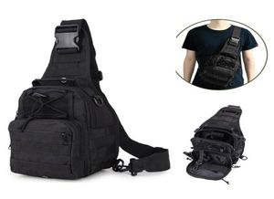 Tactical Outdoor Sports Bag Single Shoulder Pack Multiuse Waterproof Chest Cross Body Sling ryggsäck för vandringsläge Klättring462739058