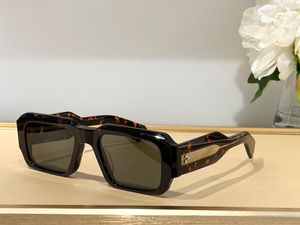 Okulary przeciwsłoneczne Square Women Designer Retro Prostokątna rama octanowa dla mężczyzn napędzających projektantkę Marie Women Mag