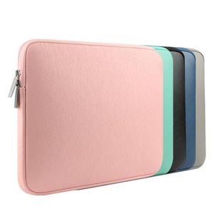 Bolsa de couro pu à prova d'água para laptop, capa protetora com zíper para notebook, capa de computador para 11 13 15 polegadas para macbook air pro221a2263851