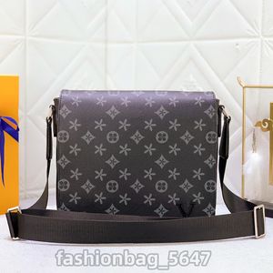 10a Leather Mens Messenger Bag Crossbody Bags Designer Man Shoulder Bag Purse Wallet High Quality Fahshion Brand Luxury Handbag Brown Flower Checked Bag