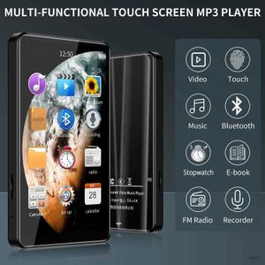 MP3 MP4 Player Cale HD MP3 MP4 Player Pełny ekran dotykowy Bluetooth 5.0 Walkman 16 GB Wbudowany głośnik muzyczny odtwarzacz FM Radio Record Ebook