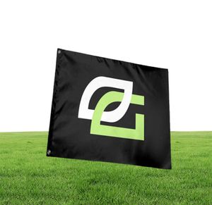 Optic Gaming Logo Anpassade lätta flaggor Personlig innergård Skylt Farm Party Aktiviteter inomhus utomhusdekoration Banner 7548267