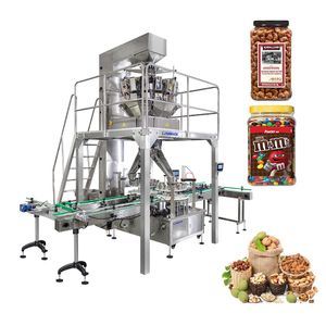 Automatic Granule Center Filled Cookies Biscuit Bottle Weighing And Filling Machine Coffee Beans Dry Fruit Filling Machine