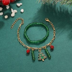 Braccialetti Link 2 pezzi Bracciale perline per donne Personalità NASSILE TEA GREEN CORSO PRESENTE PRESITA DI PRESITIVE Accessori per gioielli