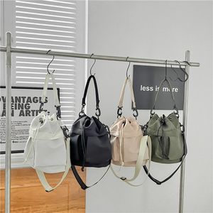 Casual Pleated Bag Large Capacity Handheld Nylon Bucket Bag Female Personalized Luxury Single Shoulder Crossbody Bag FMT-4040