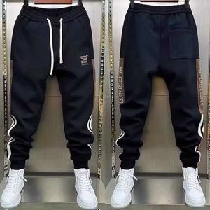 Black Striped Sweatpants Outdoor Jogging Trousers Fashion Brand High Quality Men's Clothing