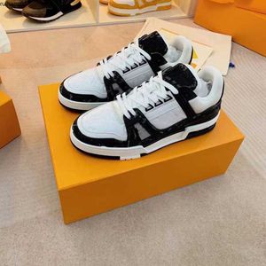Tasarımcı Moda Eğitmeni Sneaker Intage Sıradan Ayakkabılar Virgils Timsah-Dökülmüş Siyah Gri Kahverengi Beyaz Yeşil Buzağı Deri Fransız Ablohs Erkek Ayakkabı Kljgfh00032
