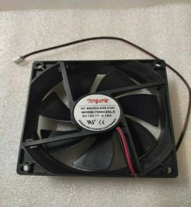 TD9025LS 12V 016A 909025mm 2pin Hydraulic Mute Cooling Fan Processor Cooler Heatsink Fan For Computer5142275