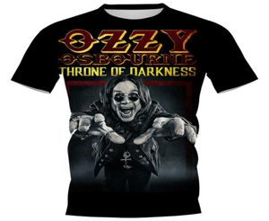 Cloocl camiseta com estampa 3d, cantor de rock, ozzy osbourne, diy, tops masculinos, roupas casuais personalizadas, slim, manga curta, estilo de rua, shir4347393