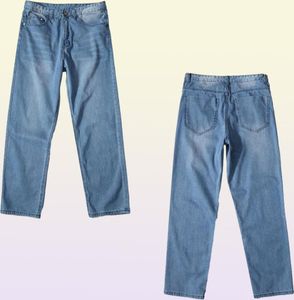 Men039s Jeans McIkkny Men39s Hip Hop Bagger Spodnie deskorolki luźne dżinsowe spodnie męskie streetwearne solidne rozmiar plus 3046577376