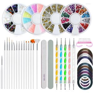 Kit per nail art Pratica collezione di accessori in gel Strumenti per manicure per bellissimi disegni