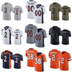 Child Man Women Football 19 Marvin Mims Jr Jerseys Kids 0 Jonathon Cooper 2 Pat Surtain II 99 Zach Allen 29 Jaquan McMillian 38 Jaleel McLaughlin 25 SAMAJE PERINE TEAM