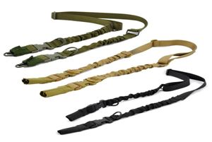 Tactical 2 Point sling Adjustable Bungee strapTwo point rifle Gun Sling with Heavy nylon Strength padded68494601594292