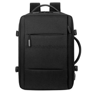 Zaino in stile impermeabile d'affari uomo d'affari USB zaino per zaini per laptop per laptop Bagpack di grande capacità per borse da branco di backstylishHandBagsstore