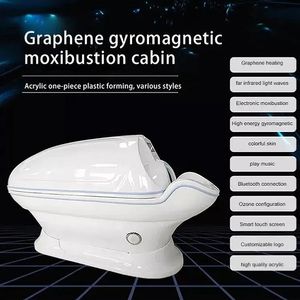 far infrared sauna Body Sculpting & Slimming machine ozone steam spa capsule Graphene Gyromagnetic Moxibustion LED Light Weight Loss Detox device