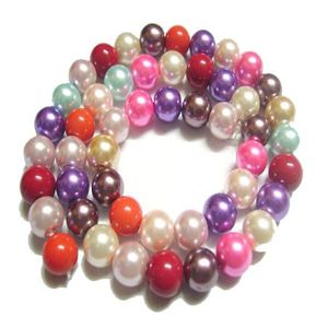 250pcs Lot 8mm Mix Colour