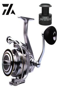 2019 neue Hohe Qualität 14 + 1 Doppel Spule Angelrolle 5,5: 1 Getriebe Verhältnis High Speed Spinning Reel Karpfen angelrollen Für Salzwasser im freien9858383