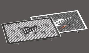 Copertura per grille in acciaio inossidabile per radiatore di carbonio per motociclisti per moto per Kawasaki Z750 Z800 ZR800 Z1000 Z1000SX 2012201651192895431054