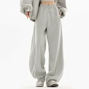 Women's Pants Straight Leg Sweatpants Draped Wide Overalls High Rompers For Women Casual Tall