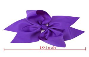 Upuść 10 cali duża grosgrain wstążka Dziewczyny Dziewczęta do włosów Big Bowknot Hair Clips Hair Akcesoria 30pcs5972716