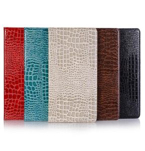 Designer iPad Case Flip Wormet Flip Bright Crocodile Grain PU Case di tablet in pelle per iPad Pro 12.9 