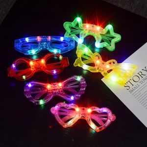 102030 PCS LED LED UP KLASSE WSPLEKA W Ciemnym Neon Party Okulary przeciwsłoneczne dla dzieci dorosłych urodziny