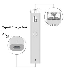 Dispositivo de caneta vape descartável 1,0ml 1ml 2,0ml 2ml Caixa de embalagem da caixa de embalagem D8 Recarregável Bateria de 300mAh E cigarros Vape