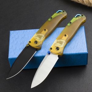 Special Offer BM 535-3 Pocket Folding Knife S30V Drop Point Blade PEI Plastic Handle Outdoor Camping Hiking EDC Folder Knives with Retail Box