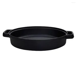 Pannor Wok Braising Pan Cast Iron Pot Hushåll Matlagning kastrull tanginkrukor panna koreanska för skillsoppa