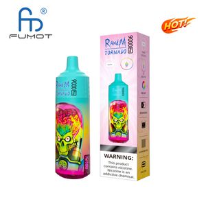 オリジナルランドトルネード9000 Pro Puff使い捨て蒸気eタバコ18ml 2％5％充電式20フレーバーRGBライト9K蒸気ペンオイルバッテリーインジケーター本物の卸売