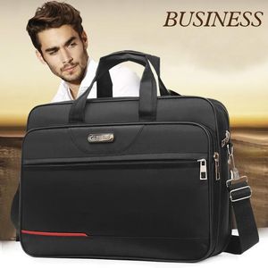 Briefcases Men's Business Briefcase Weekend Travel Document Storage Bag Laptop Protection Handbag Material Organize Pouch Accessories Items