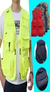 Hunting Jackets MultiUse Fishing Vest Quick Dry MultiPocket Jacket Outdoor Sport Survival Utility Safety Waistcoat5792337