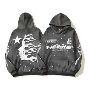 Sweatshirts Erkekler Hellstar Hoodie Sweatshirts High Street Poleece Erkek Hellstar Pants Harajuku Stranger Şeyler Büyük Boy Kayıp Sweatshirts gevşek Hip Hop Hoody CD10