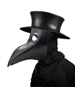 Nya pestläkare masker näbb doktor mask lång näsa cosplay fancy mask gotisk retro rock läder halloween näbb mask5531370