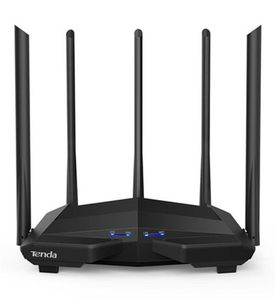 Epacket Tenda AC11 AC1200 WIFIルーターギガビット24G 50GHzデュアルバンド1167Mbps 5高ゲインアンテナを備えたワイヤレスルーターリピーター6302133