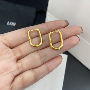 Cel Stud Luxury Earrings Designer Jewelry Women Hoops Earring Brand Classic Ornament Earing Party Jewlery Accessories Hoop Gold Silver Earings Cyd23122706