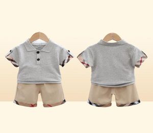 2st Boys Summer Clothes Set Fashion Shirts Shorts Outfits For Baby Boy Toddler Tracksuits för 0-5 år5597308