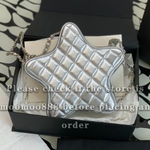 12A całkowicie nowe lustro wysokiej jakości designerskie luksusowe torebki SAC SAC Women Małe prawdziwe skórzane torby jambskina hobo torebka torebka crossbody srebrna torba na ramię