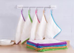 Pano de limpeza de cozinha toalha de lavar louça fibra de bambu eco amigável conjunto de roupas de limpeza de bambu 3410384