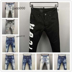 Mens Luxury Designer Denim Jeans d2 dsq2 dsquare 2 Holes Trousers COOLGUY Biker Pants Clothing 2J9K