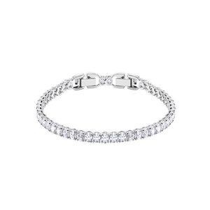 Dazzling Slider Tennis Link Chain Bracelets 100% 925 Sterling Silver Cubic Zirconia Crystal Bracelet for Women Luxury Wedding Enga297B