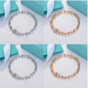Tiffanines Klasyczne nowe wisior bransoletki dla kobiet Sterling Sier Sier Top Quality Designer Jewelry Dam Prezent zaręczynowy