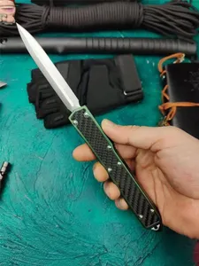 Hotsale 3Models Makora II Auto Knife D2 Black Carbon Fibre Uchwyt EDC Camp Hunt Automatyczne taktyczne narzędzia do cięcia noża do kieszonki