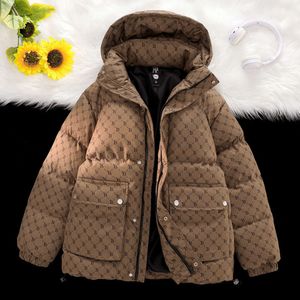 Designer Mens Coat Autumn and Fashion New Cotton Winter Coat Short Standing Neck Bread Clothes