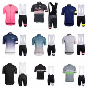 Drużyny cykliczne krótkie rękawy koszulki szorty śliniowe Zestawy Outdoor Sports Road Sportswear Men Cycle Cycle K1101188625512778575